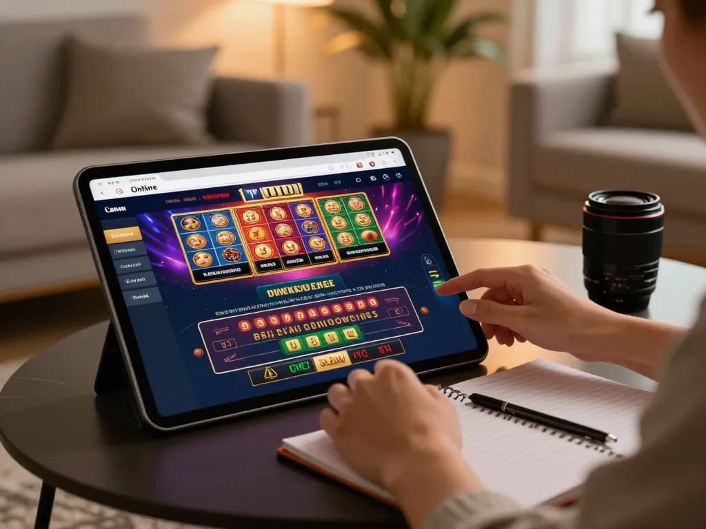 KJCTop member placing bets on an online casino interface, showcasing engaging gameplay experience