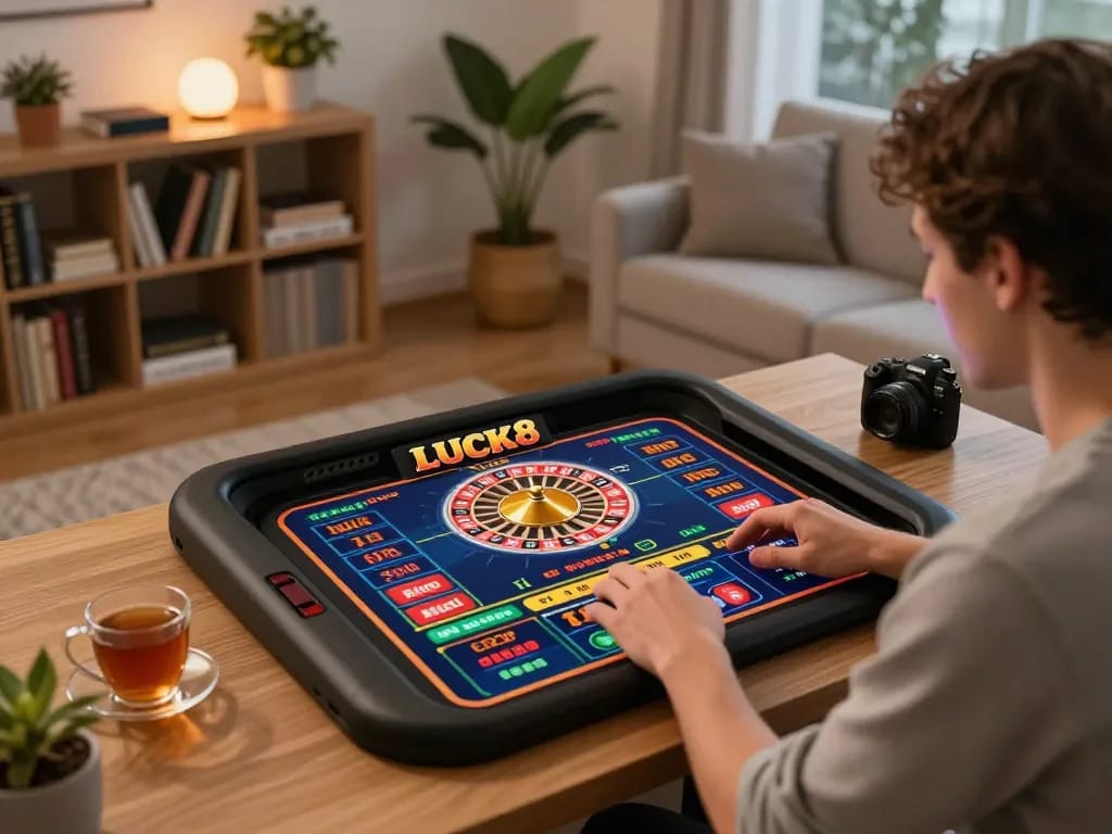 Engage in exciting LUCK8 gameplay while enjoying a cozy atmosphere at home.