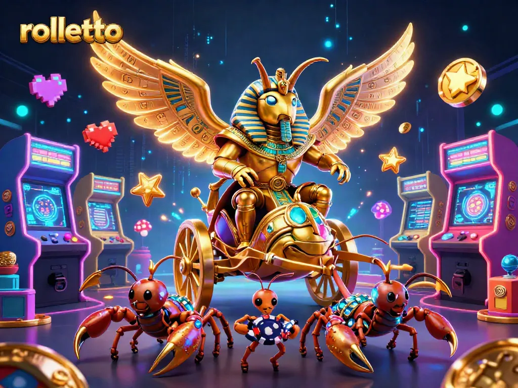 Engage in thrilling casino action at Rolletto with colossal symbols and vibrant game visuals.