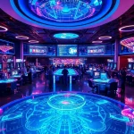 Explore New Technology enhancing the casino experience with futuristic gaming tables.