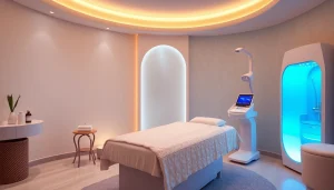 Experience criolipoliza sibiu in a serene spa setting, showcasing advanced body contouring technology.