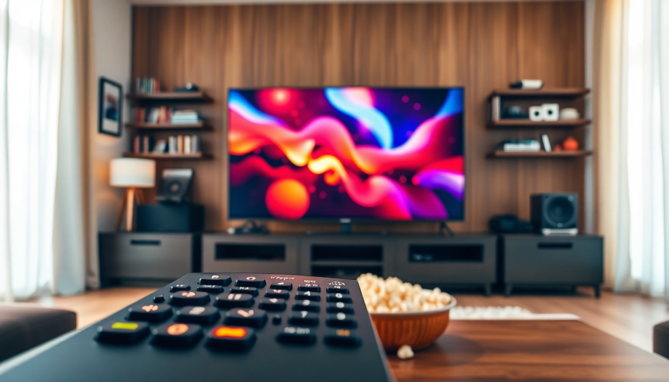 Watch live streams and shows effortlessly with iron iptv in a cozy living room setup.