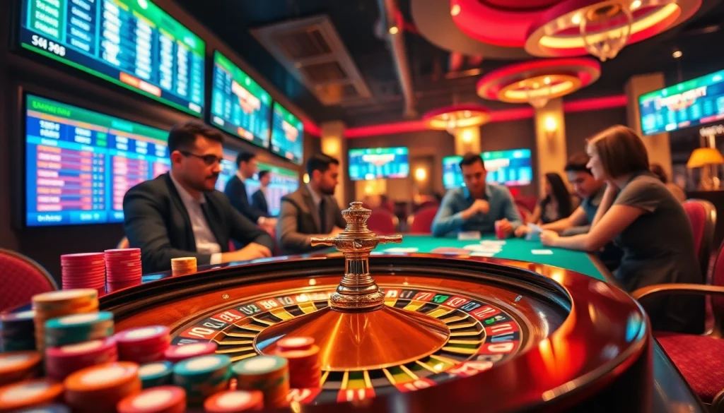 Players strategizing their bets on the luxurious vsbet3 net online casino table.