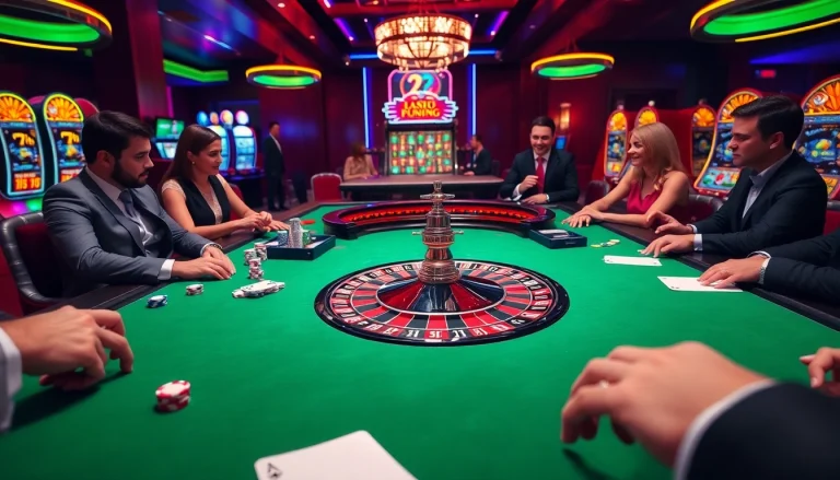 Experience thrilling gameplay at https://uu88.casa/ with immersive casino scenes and professional gamblers in action.