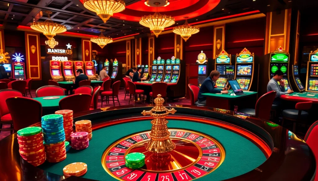 Experience the thrill of rr88 where players enjoy high-stakes roulette and slot machines.
