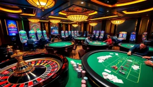 Experience the excitement of TV88's casino environment with engaging gambling activities.