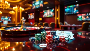 Experience thrilling wins at https://f168.studio/ with vibrant casino tables and eager gamblers.