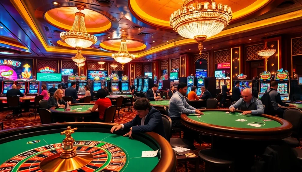 Experience high-stakes gambling at https://www.jun88.org/ with vibrant casino tables and enthusiastic players.