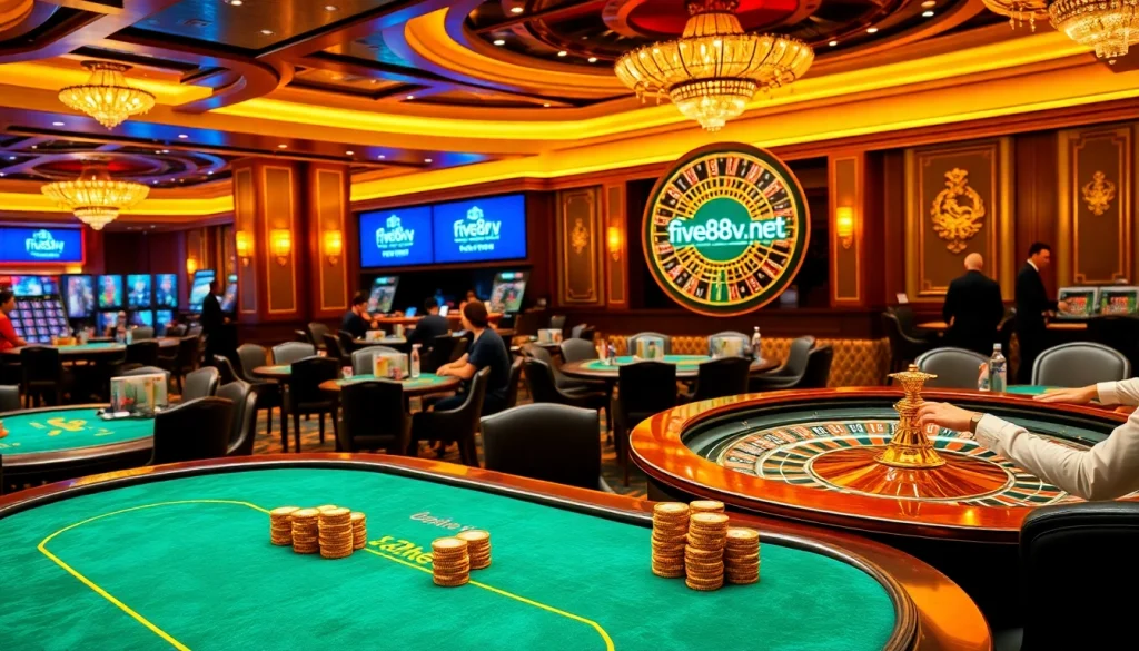 Experience the thrill at five88v.net with vibrant casino games and engaging players.