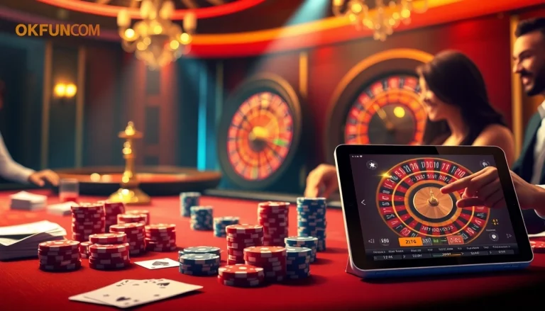 Exciting casino experience at OKFUN COM with vibrant games and friendly players.