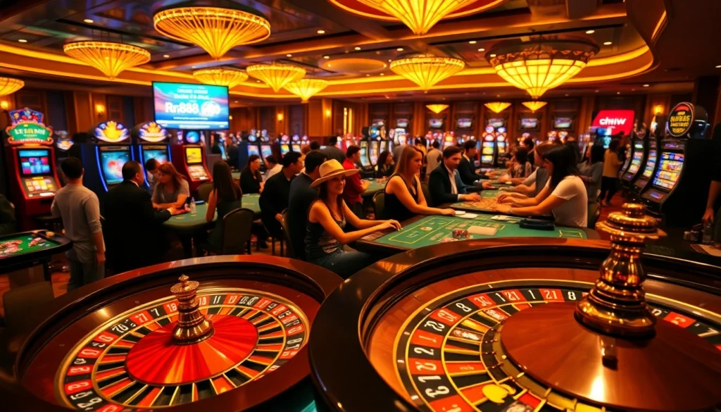 Hit the jackpot at https://rr88.lat/ with thrilling casino games and vibrant atmosphere.