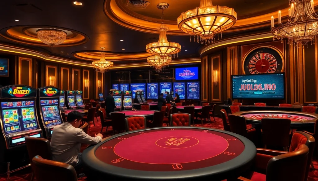Experience the thrill of gambling at https://jun88buzz.info/ with vibrant casino visuals and high-stakes gameplay.