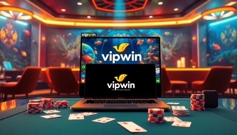 Engaging players in vipwin bắn cá with colorful graphics and virtual casino elements.