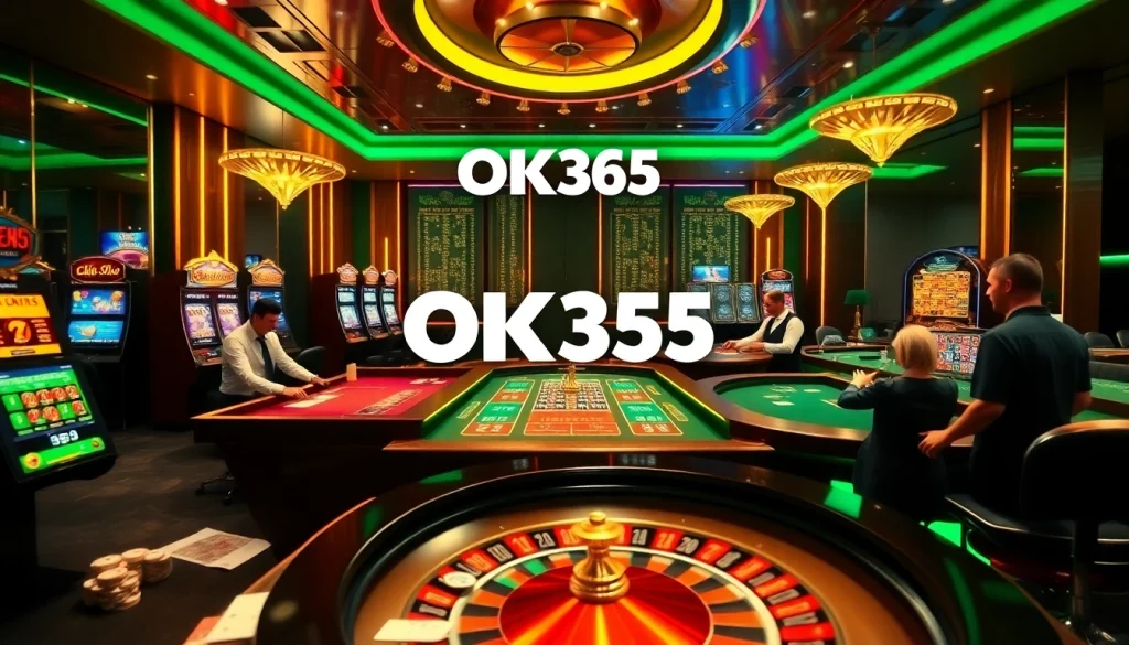 Experience thrilling gameplay at OK365 com with vibrant casino tables and classic games.