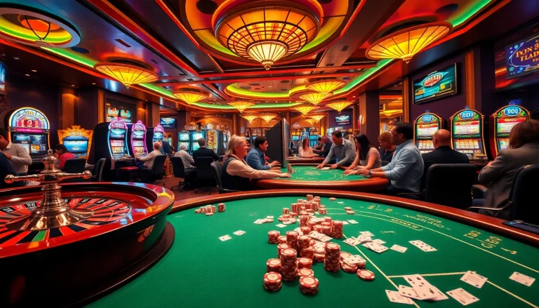 Enjoying thrilling moments at the fun79 bet casino, with players and exciting games showcased.