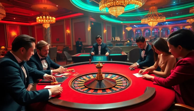 Engaged players at a high-stakes poker table embodying the excitement of gambling at https://gg88.cn.com/.