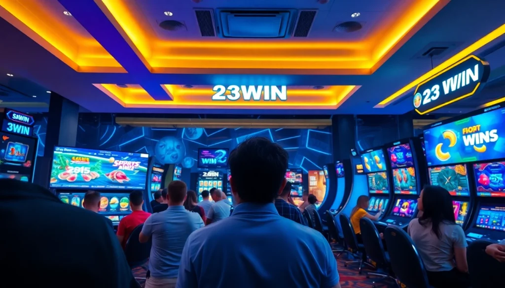 23WIN gaming experience with vibrant casino games and modern interface.
