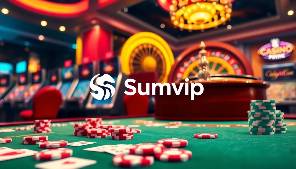 Experience the excitement at Sumvip with dynamic casino tables and vibrant games.