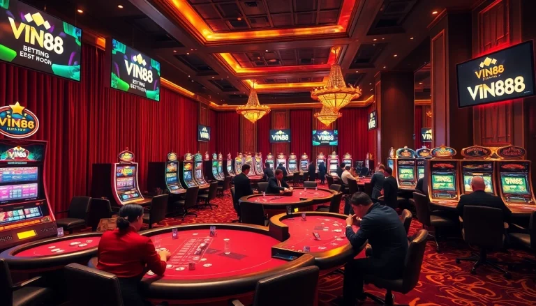 Experience the excitement of VIN88 with vibrant casino games and thrilling betting action.
