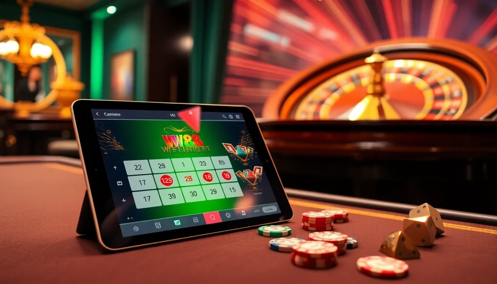 Experience the excitement of ww88 with a modern online gambling interface and vibrant casino elements.