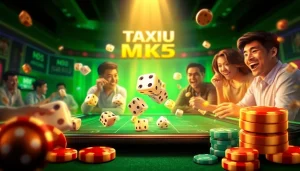 Tài xỉu md5 online gaming scene with animated dice and dynamic player engagement