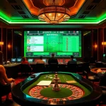 Betting enthusiasts analyzing statistics and placing wagers at a keobongda sports betting area.