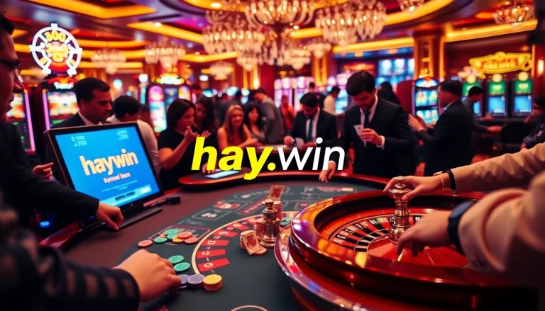 Experience the thrill of gaming at hay.win with vibrant casino visuals and engaging gameplay.
