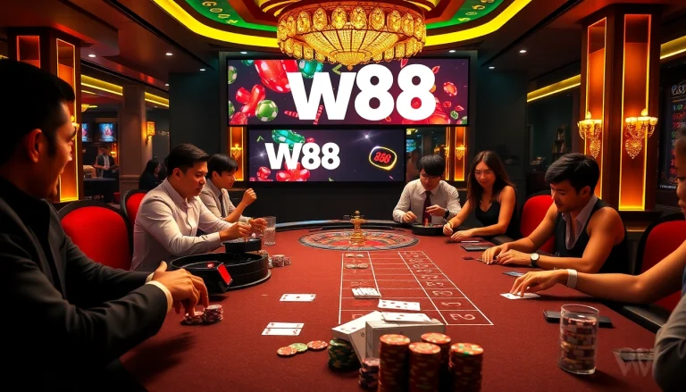 Experience the thrill of w88 link vao w88 the thao in a vibrant casino setting with engaging games.