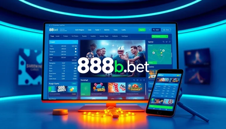 Engaging online betting interface of 888b.bet showcasing various betting options.