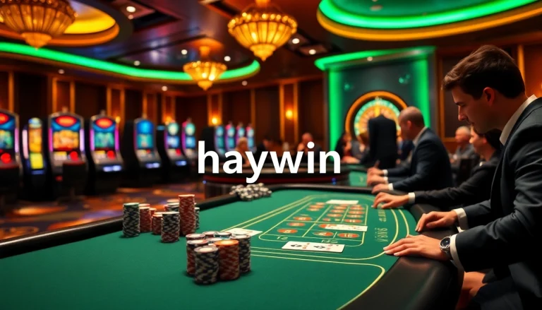 Experience thrilling gameplay at haywin casino with dynamic poker tables and slot machines.