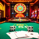 Experience high-stakes excitement at the trang chủ PS99 casino with luxury poker tables and vibrant slot machines.