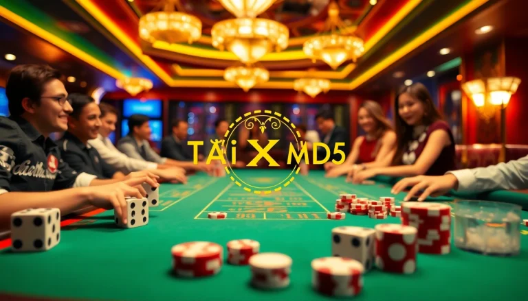 Tài Xỉu MD5 online gameplay with players enjoying high-stakes dice action at https://taixiumd5.video/