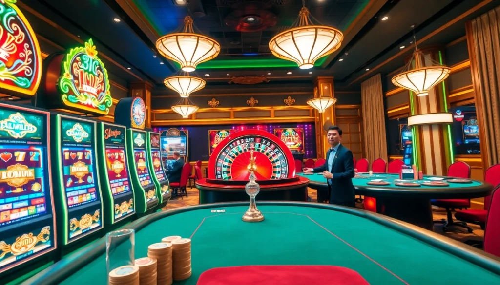 Experience thrilling gameplay at slvip1.com.ph with vibrant slot machines and engaging poker tables.