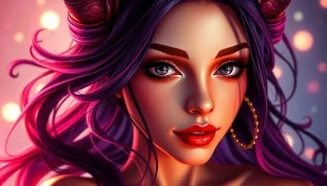 Engaging NSFW character showcasing beauty and allure in a digital art setting.