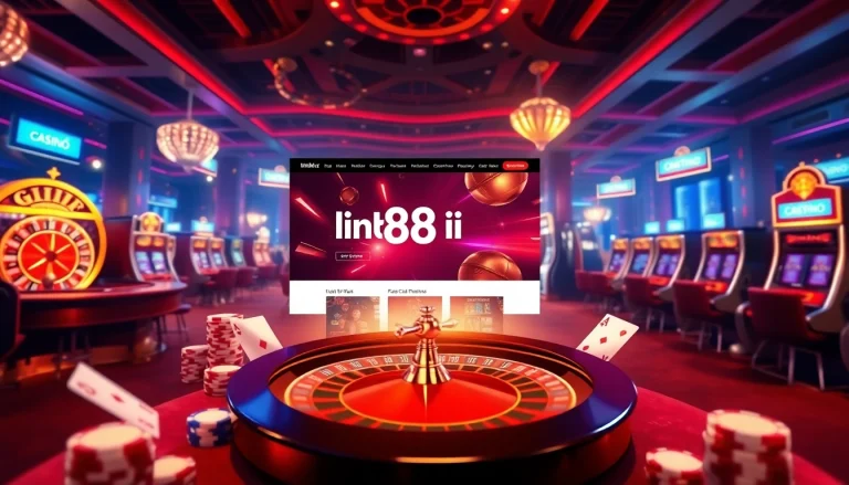 Experience high-stakes excitement with link 88i through engaging casino visuals and vibrant gaming elements.