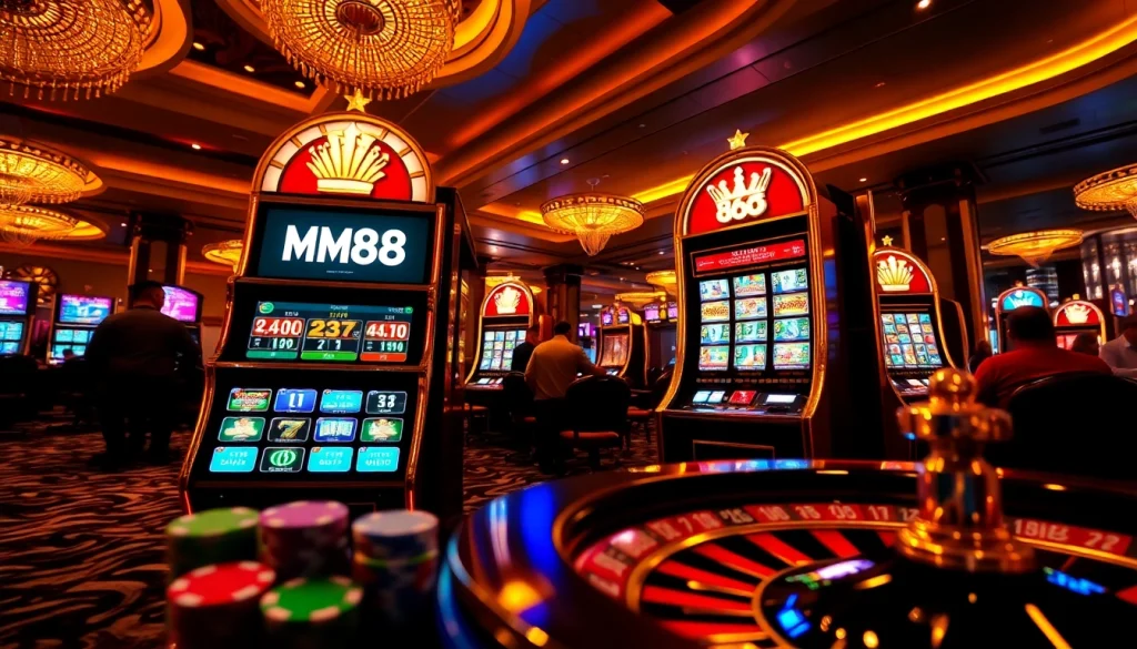 Experience the thrill of MM88 with vibrant casino games and exciting gambling action.