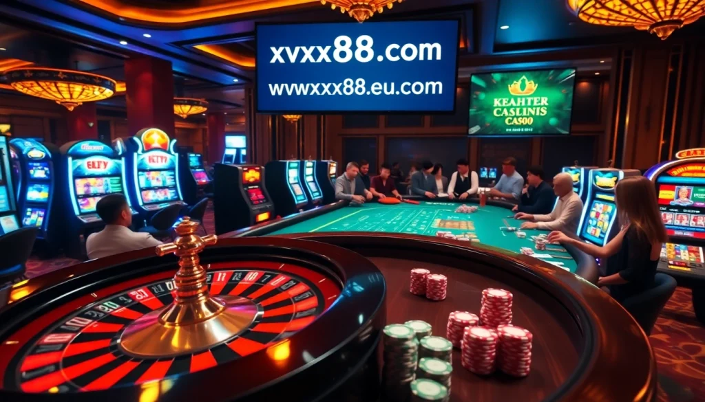 Experience thrilling gameplay at https://xx88.eu.com/ with vibrant casino tables and exciting betting action.