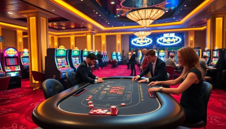 Engaging players experience the thrill of high-stakes gaming at 8kbet com with elegant casino visuals.