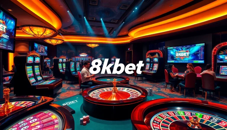 Experience 8kbet excitement with vibrant slot machines and engaging casino games.