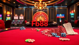 Players enjoying engaging games at Fb88 online casino with vibrant atmosphere.