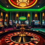 Experience the thrill of gambling at GG88's luxurious casino, featuring vibrant games and excited players.